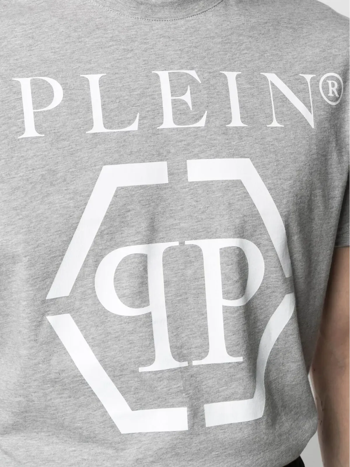 Philipp Plein SS Hexagon コットンTシャツ - 画像5