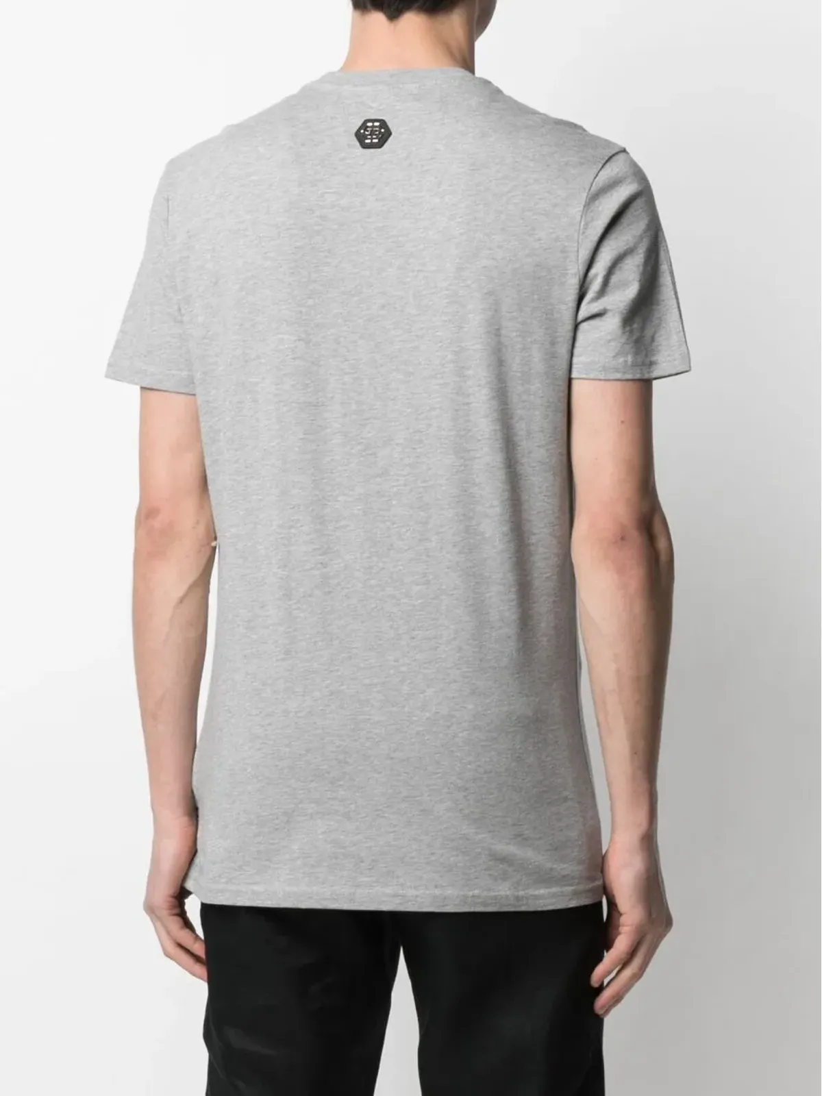Philipp Plein SS Hexagon コットンTシャツ - 画像4