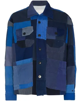Greg Lauren フレンチアーティスト パッチワーク ジャケット - サムネイル1