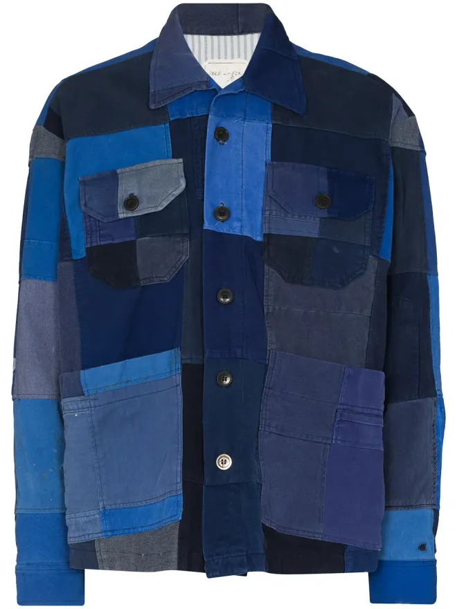 Greg Lauren Greg Lauren フレンチアーティスト パッチワーク ジャケットの商品画像