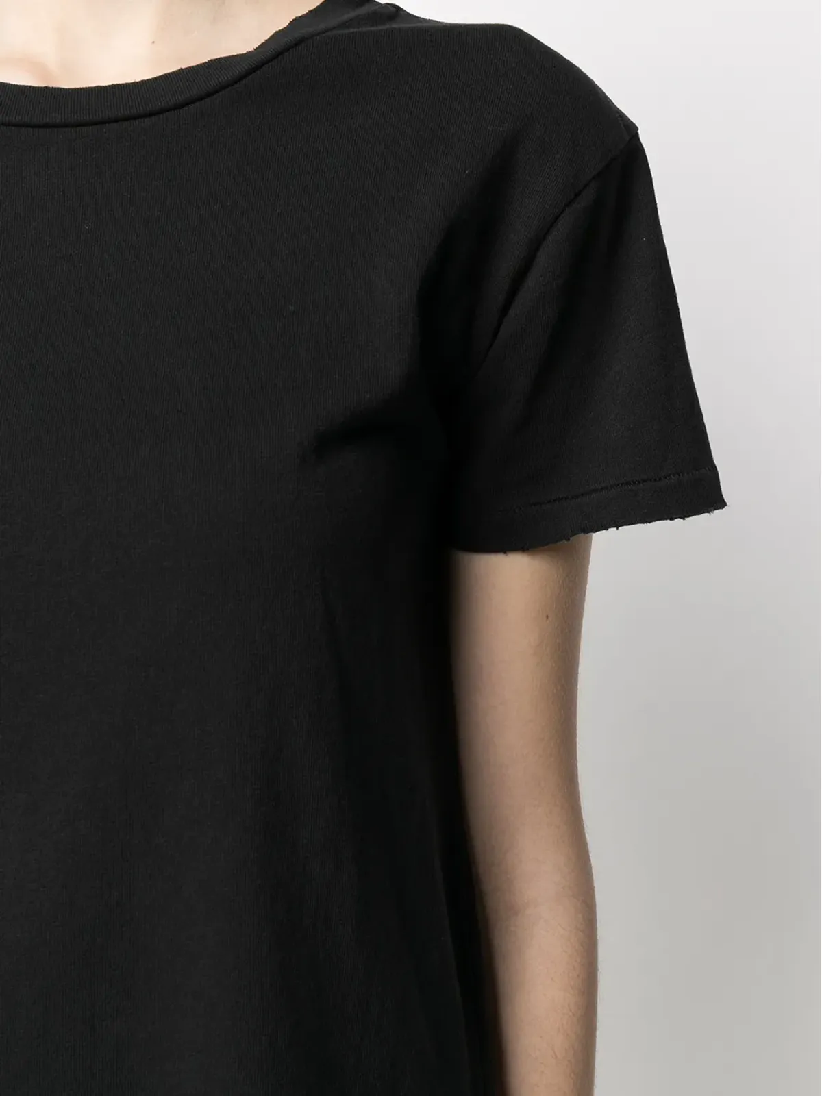 Nili Lotan Brady コットン Tシャツ - ブラック - 画像5