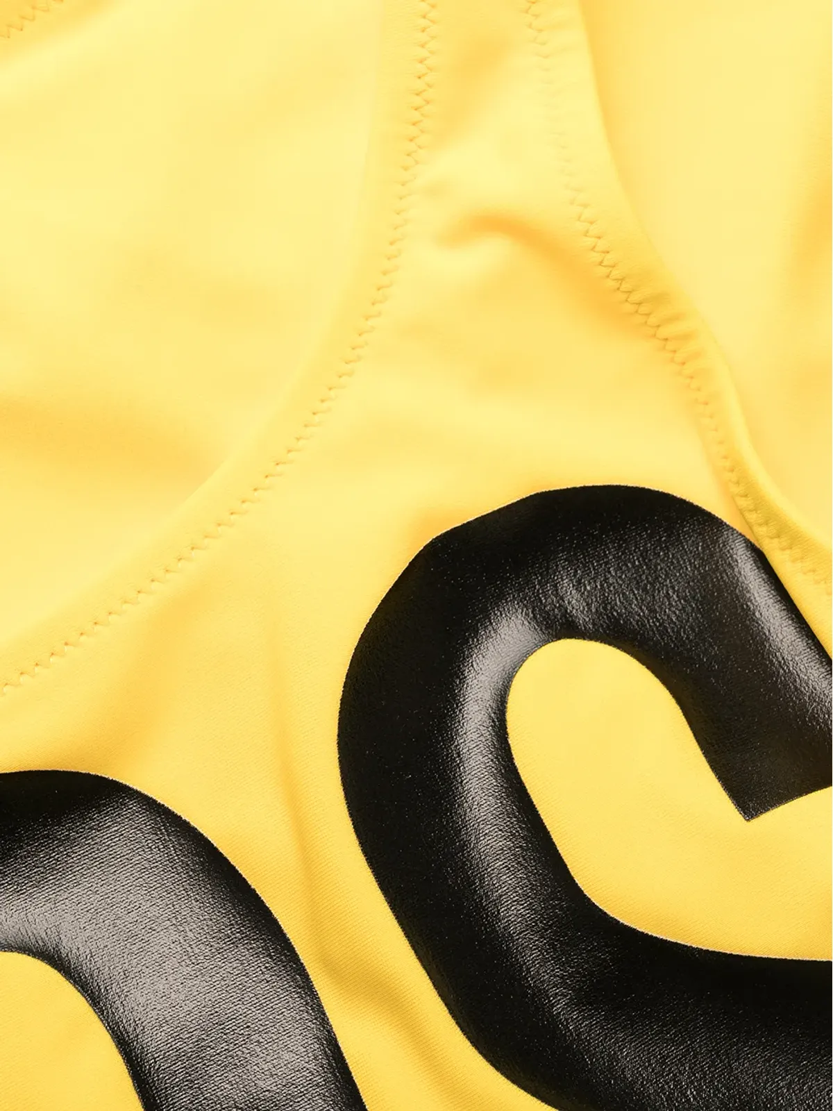 Moschino ロゴプリント水着 - イエロー - 画像3