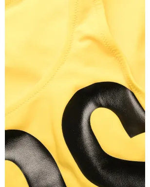 Moschino ロゴプリント水着 - イエロー - サムネイル3