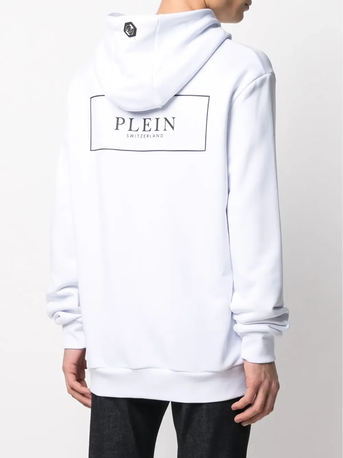 Philipp Plein アウトラインスカルプリント フーディー - 画像4