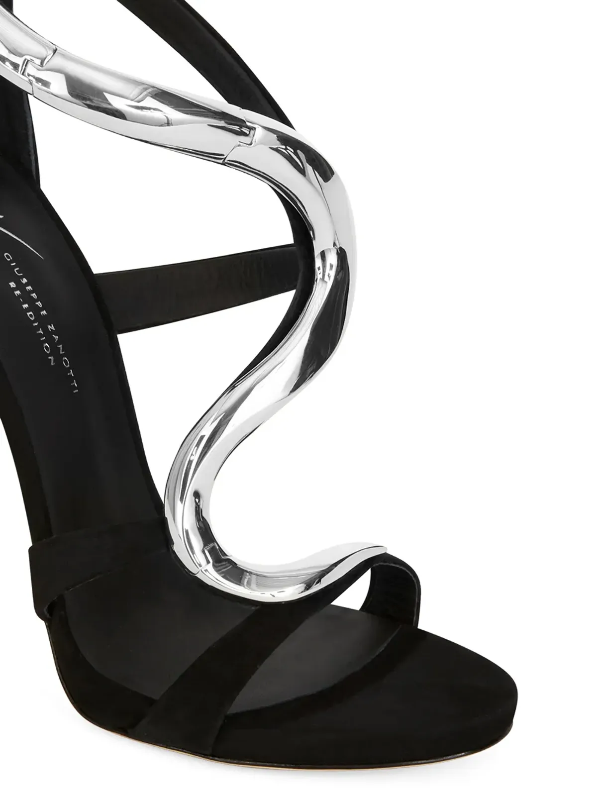 Giuseppe Zanotti ヴェネーレ メタリックスネーク サンダル - 画像4