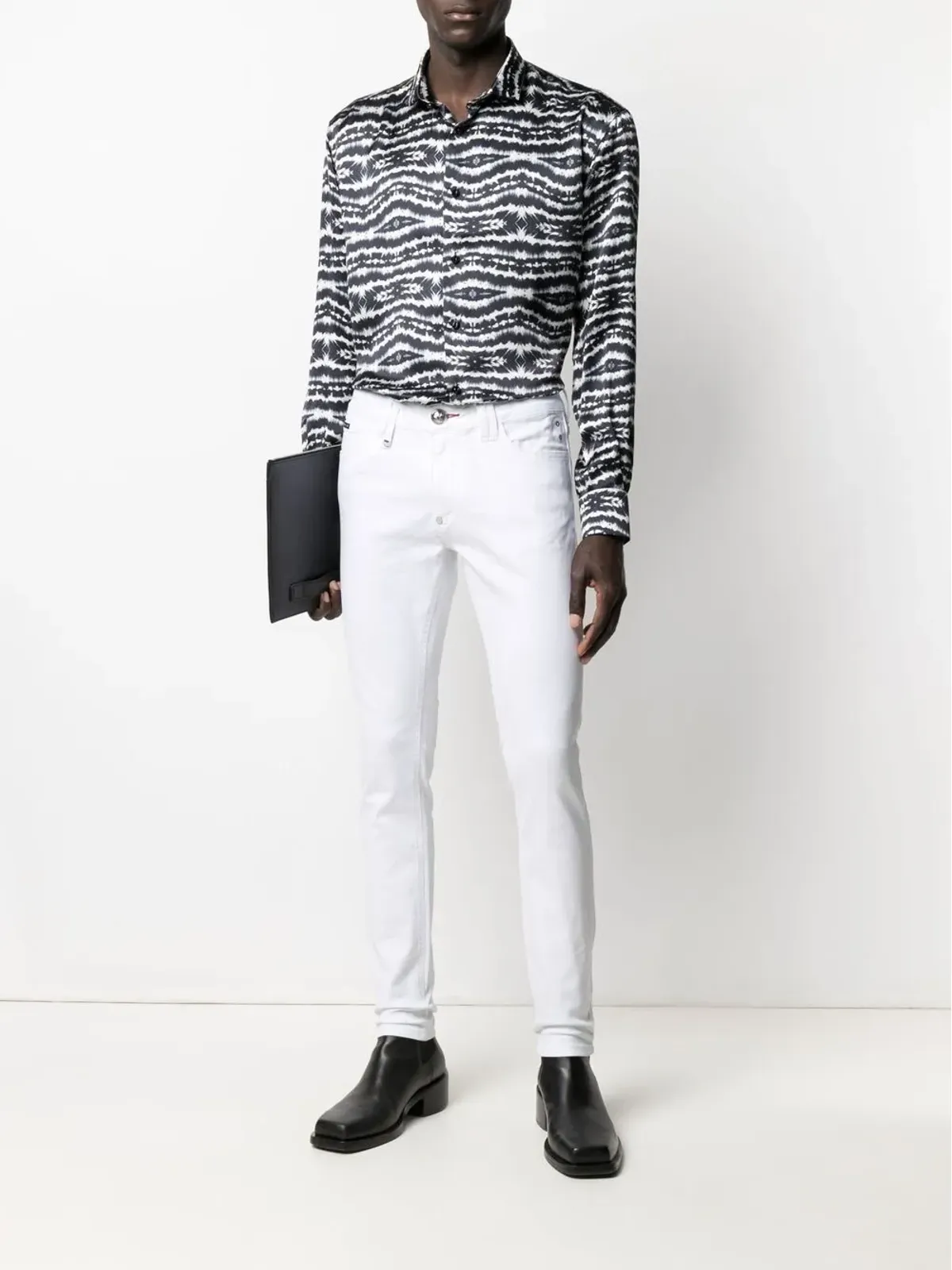 Philipp Plein イステュショナル スリムフィットジーンズ - 画像2