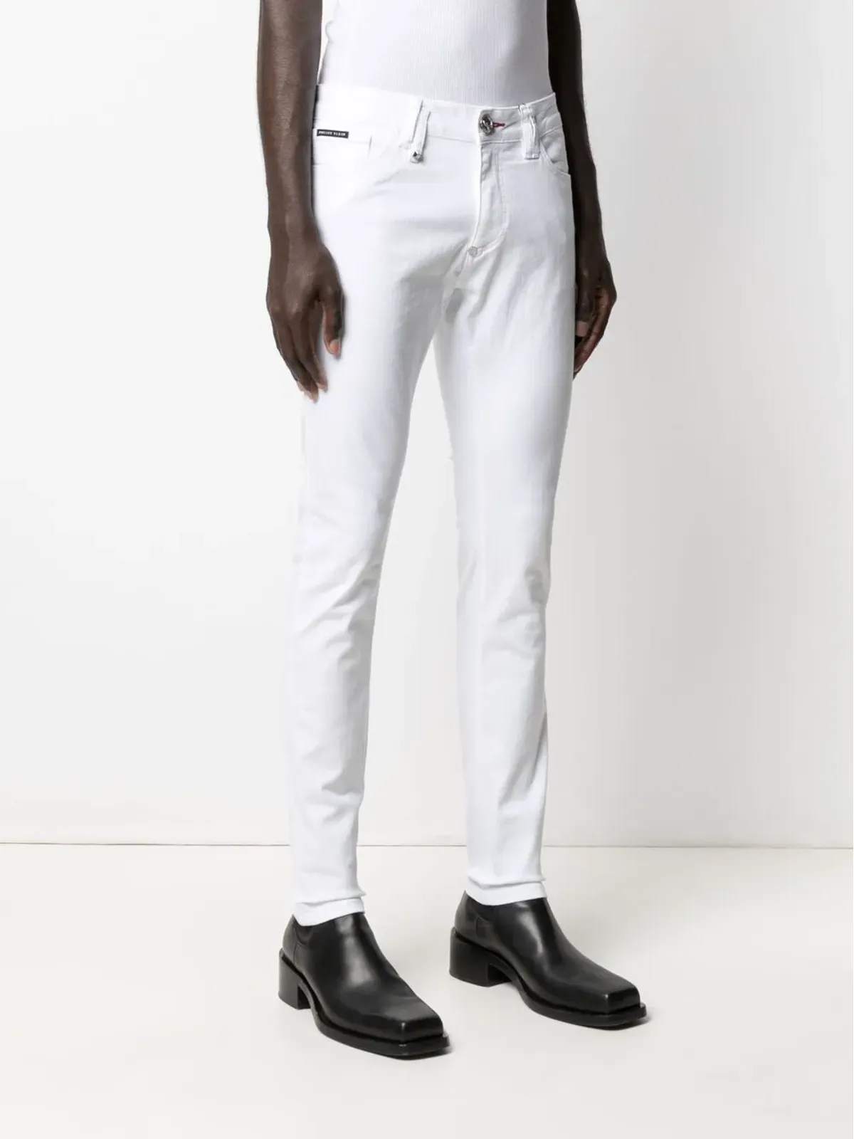 Philipp Plein イステュショナル スリムフィットジーンズ - 画像3