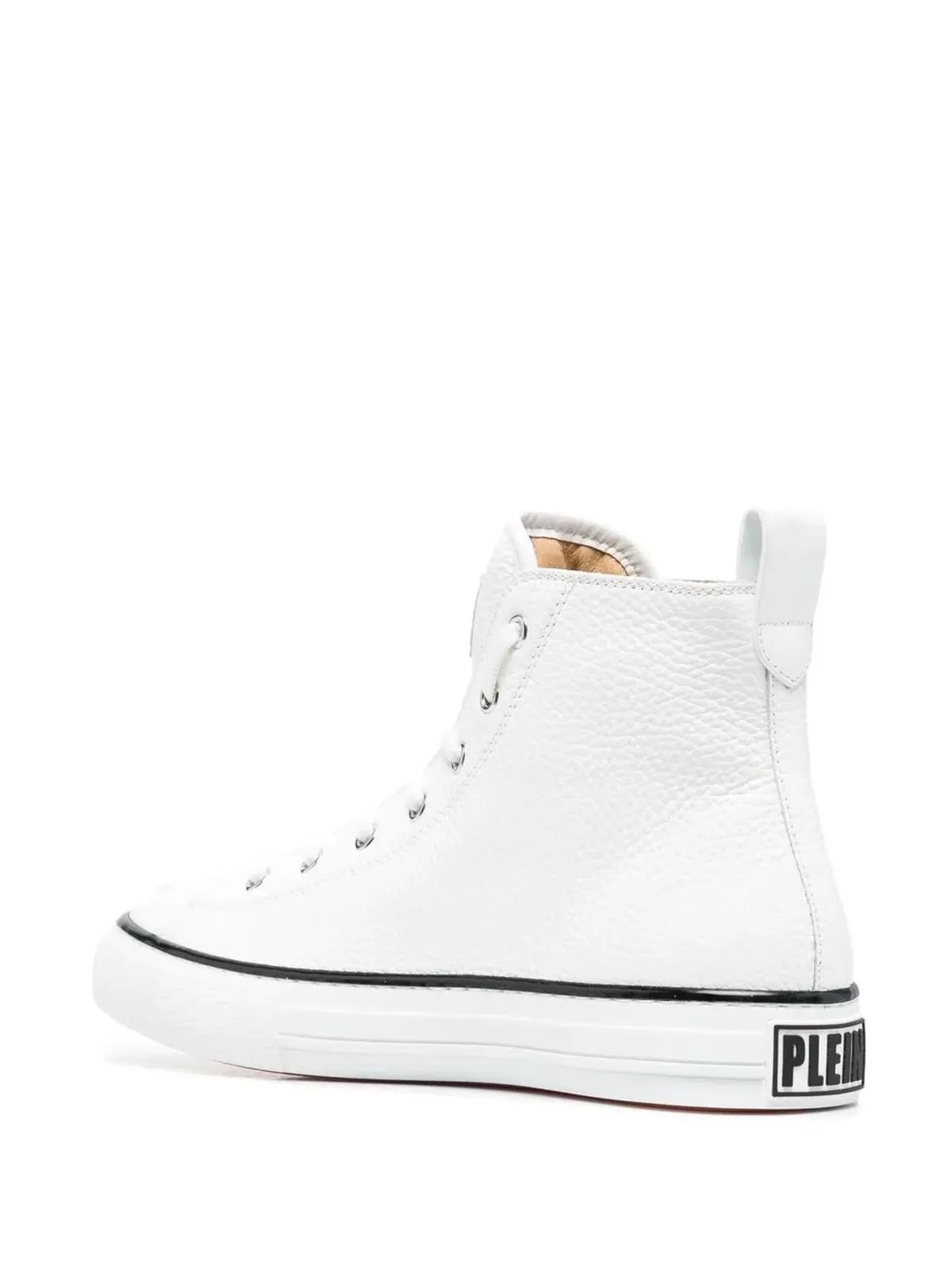 Philipp Plein レザー ハイカットスニーカー - 画像3