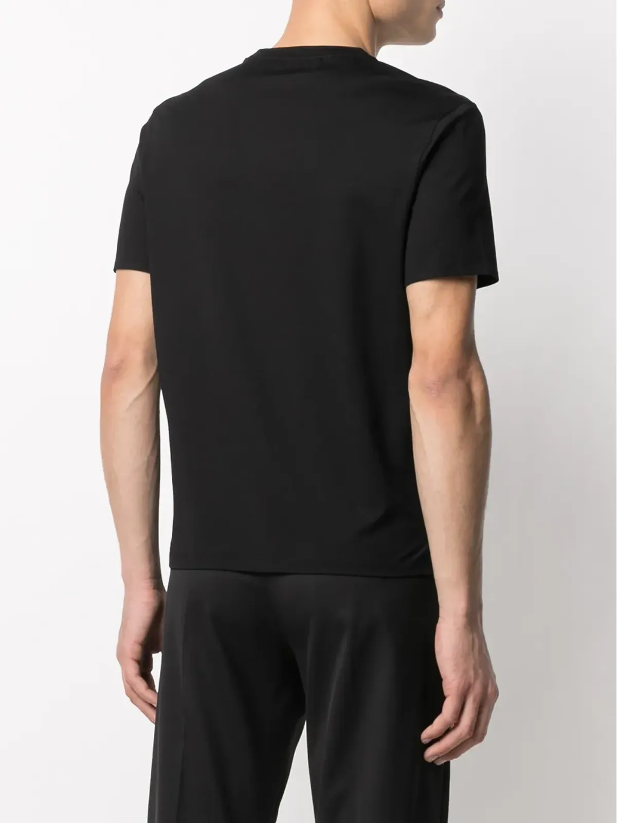 Prada ロゴ刺繍コットンTシャツ - 画像4
