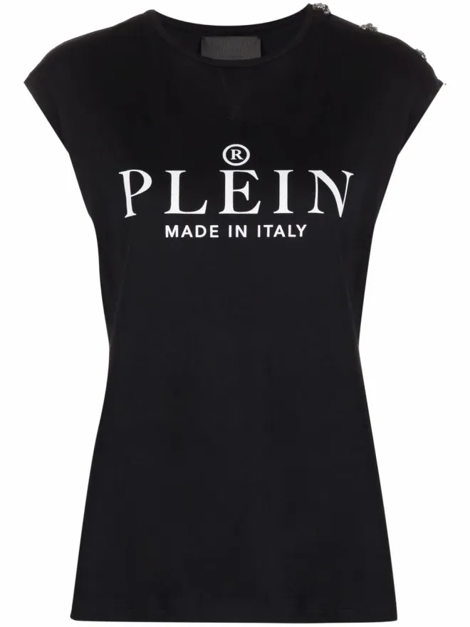 Philipp Plein Philipp Plein SSロゴプリントTシャツの商品画像
