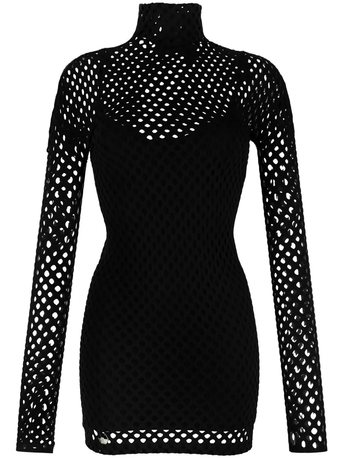Philipp Plein メッシュオーバーレイ ミニドレス - 画像1