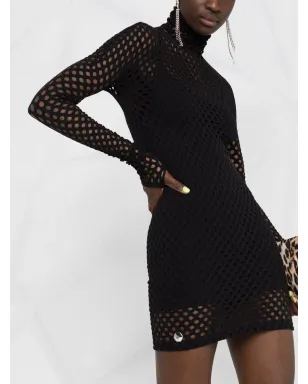 Philipp Plein メッシュオーバーレイ ミニドレス - サムネイル5