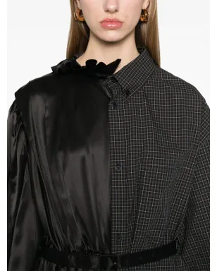 Balenciaga 50/50 シャツドレス - ブラック - サムネイル5