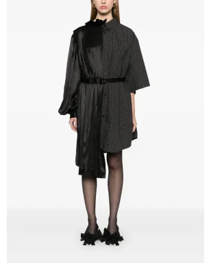 Balenciaga 50/50 シャツドレス - ブラック - サムネイル2