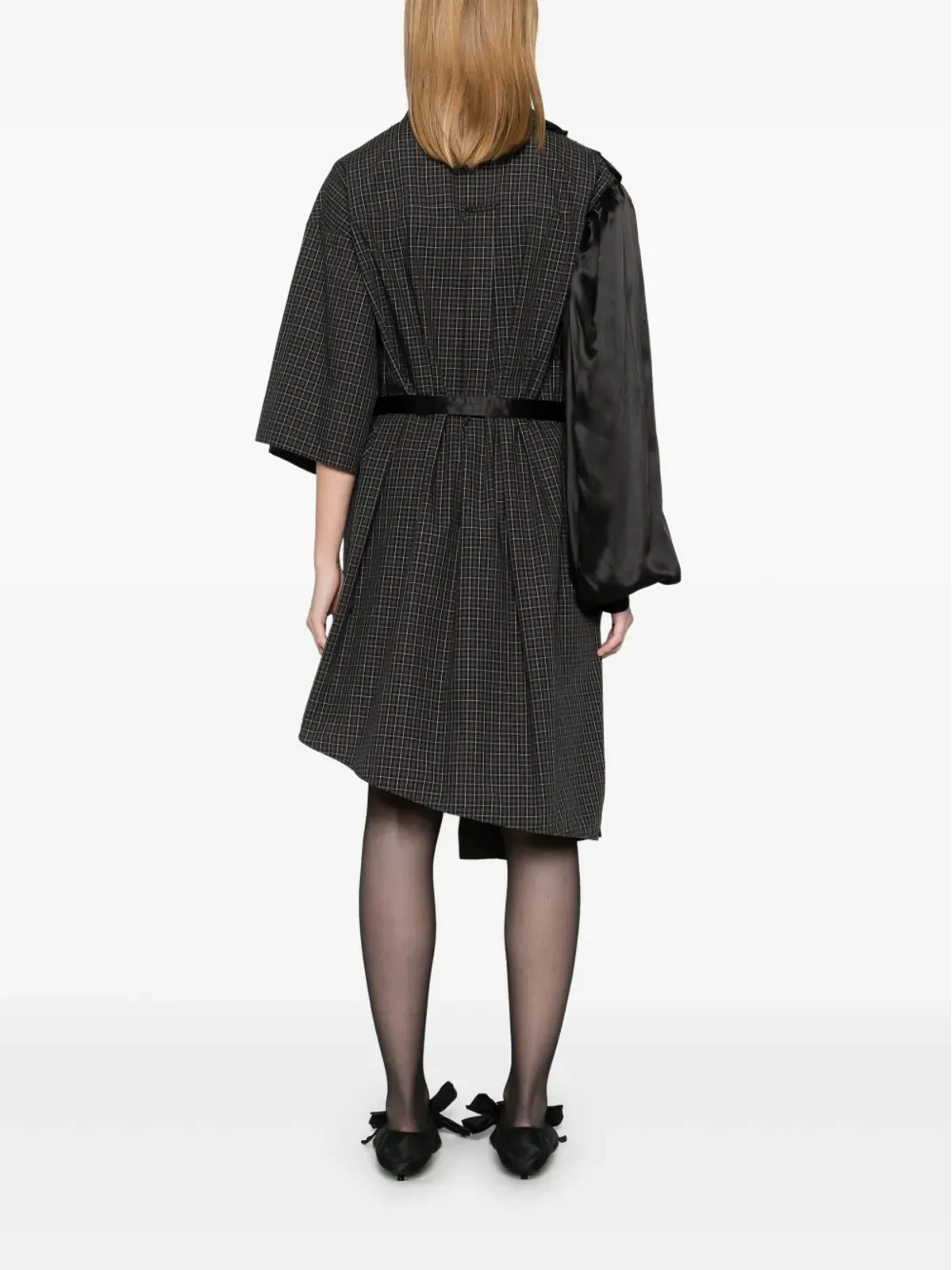 Balenciaga 50/50 シャツドレス - ブラック - 画像4