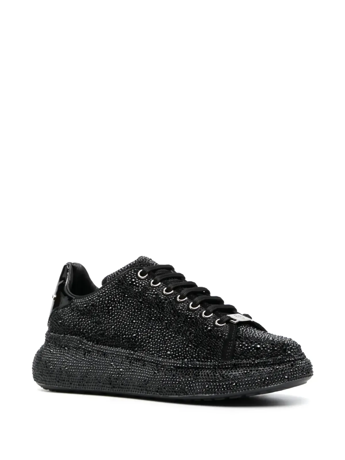 Philipp Plein クリスタル装飾 ロートップスニーカー - 画像2