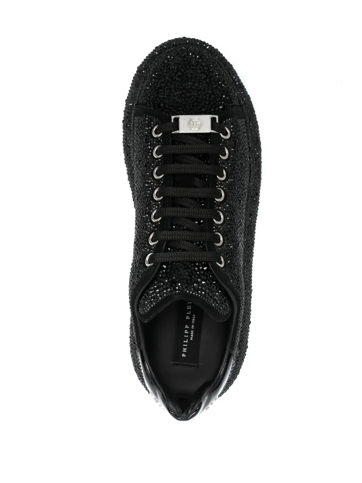 Philipp Plein クリスタル装飾 ロートップスニーカー - 画像4