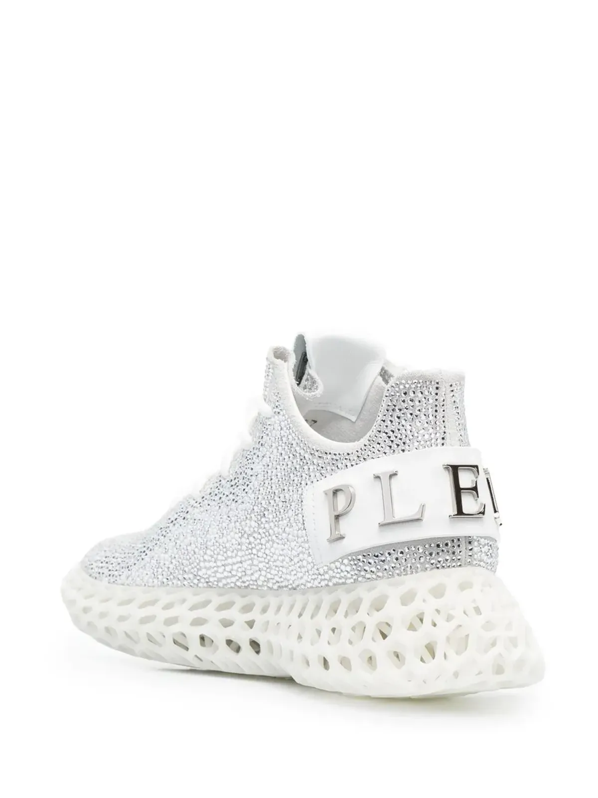 Philipp Plein Skeleton Runner エンベリッシュド スニーカー - シルバー - 画像3