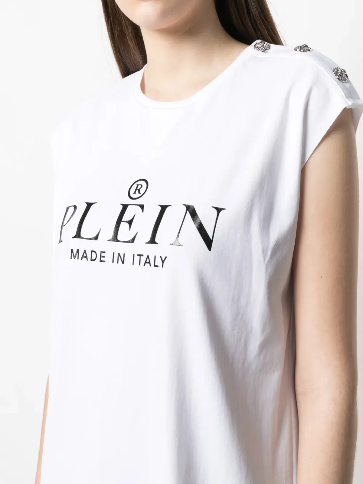 Philipp Plein ロゴプリントTシャツドレス - 画像5