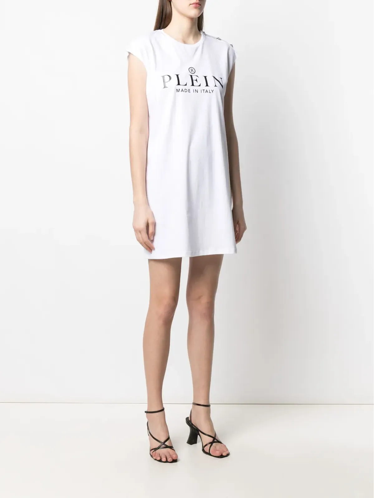 Philipp Plein ロゴプリントTシャツドレス - 画像3