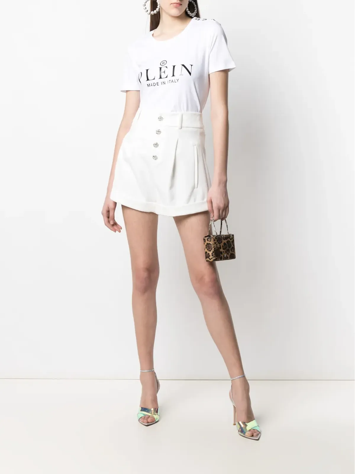 Philipp Plein ロゴプリントTシャツ - ホワイト - 画像2