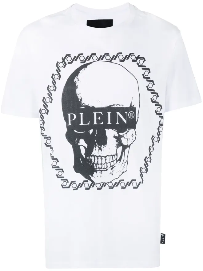 Philipp Plein Philipp Plein グラフィックスカル クルーネックTシャツの商品画像