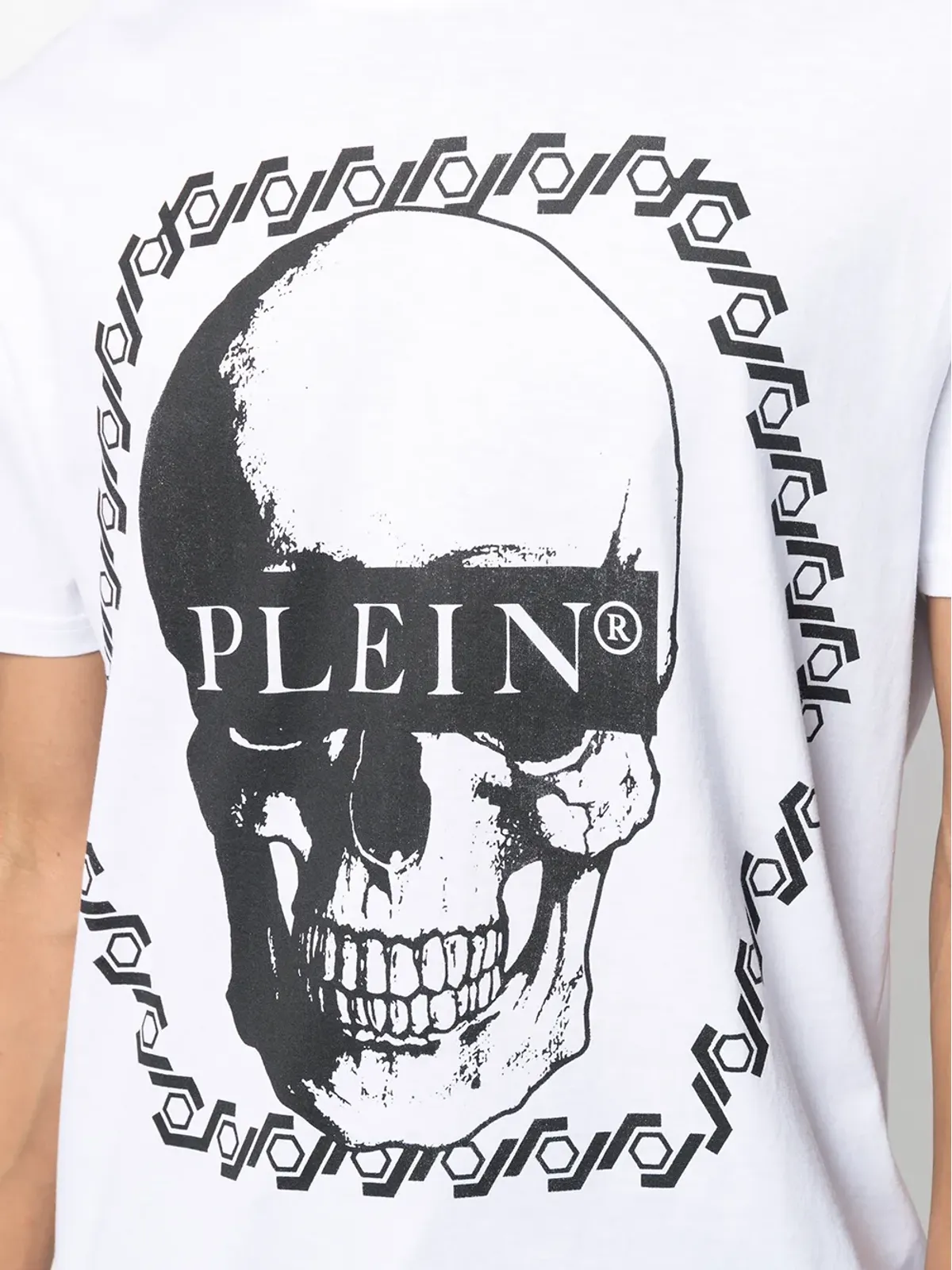 Philipp Plein グラフィックスカル クルーネックTシャツ - 画像5