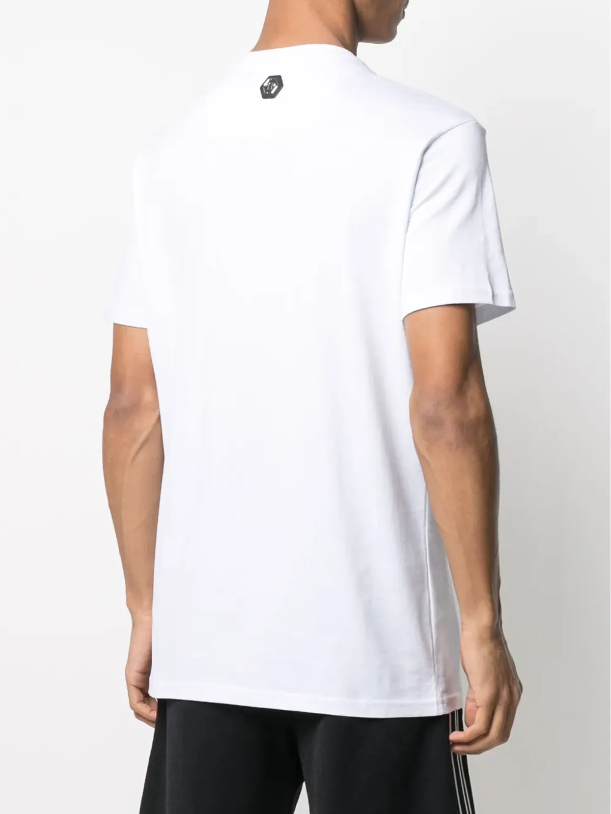 Philipp Plein クリスタルスカル クルーネック Tシャツ - 画像4