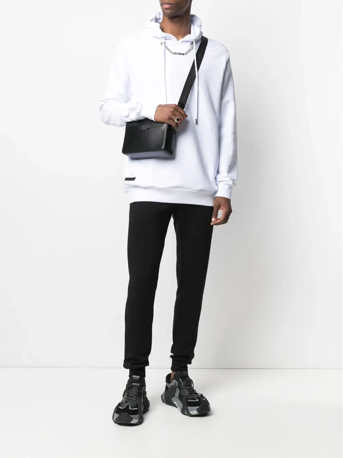 Philipp Plein チェーンリンクフーディー - 画像2