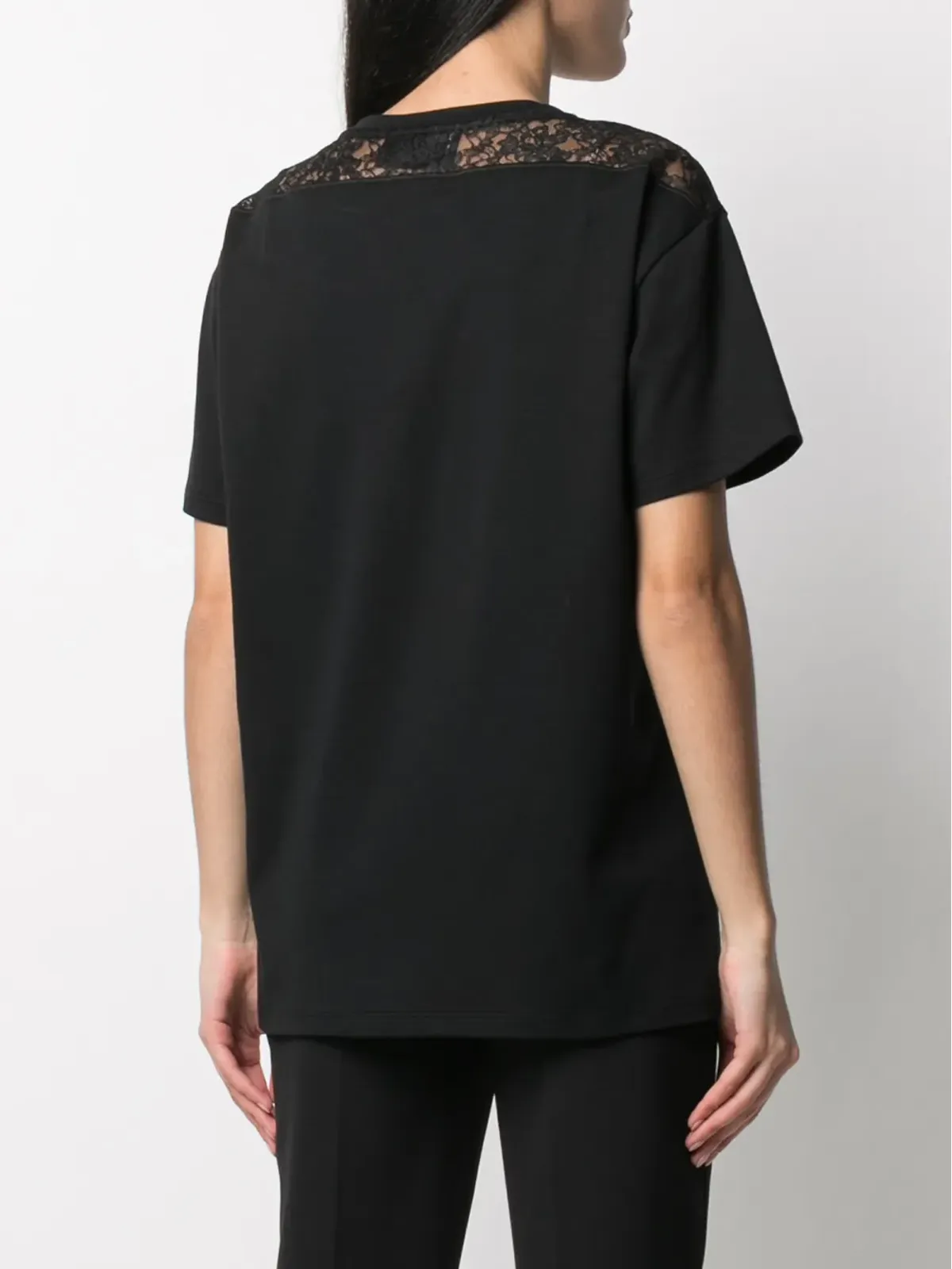 Philipp Plein レースパネル付きTシャツ - 画像4