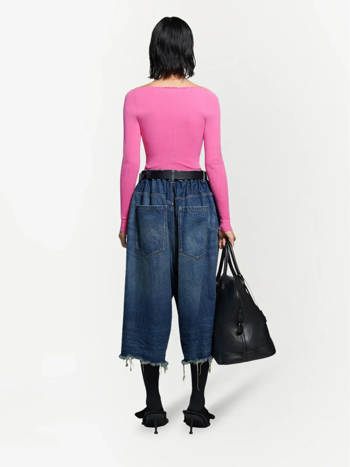 Balenciaga ビスティエールネックトップ - 画像3