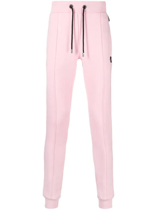 Philipp Plein Philipp Plein スキニーフィット トラックパンツ ロゴパッチ付きの商品画像