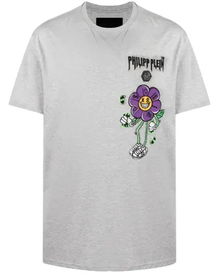 Philipp Plein Flower クルーネック Tシャツ - サムネイル1