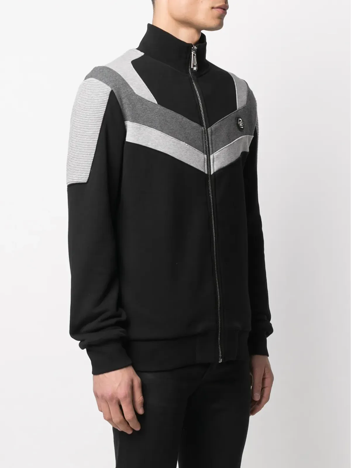 Philipp Plein パネルド トラックスーツジャケット - 画像3
