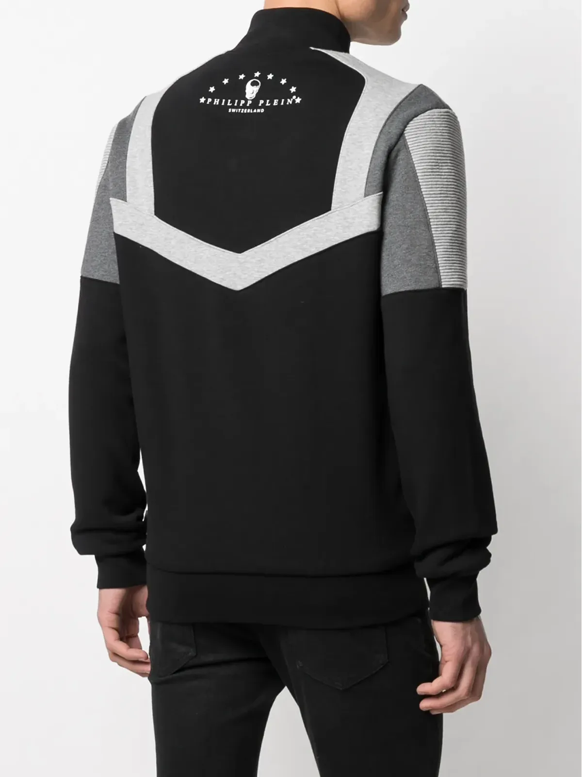 Philipp Plein パネルド トラックスーツジャケット - 画像4