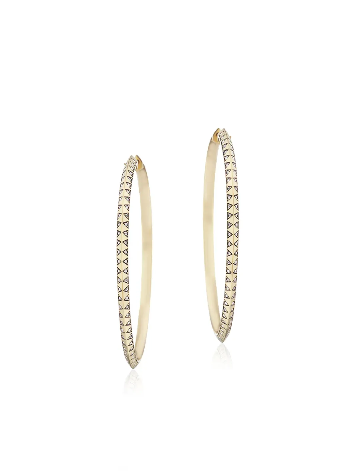 Harwell Godfrey 18K イエローゴールド フープピアス - 画像1