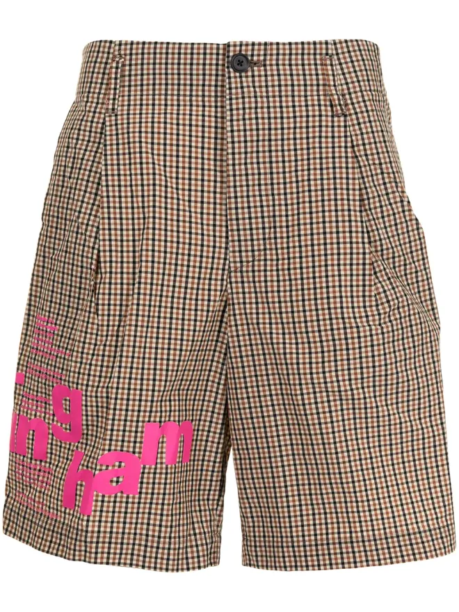 Kolor Kolor チェック柄ショーツの商品画像