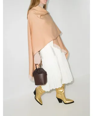 FENDI フリンジロゴポンチョ - サムネイル5