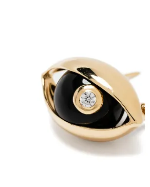 ZEEMOU ZENG 18K イエローゴールド アイ ブローチ - サムネイル3