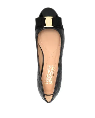 Ferragamo Varina キルテッド バレエシューズ - サムネイル4