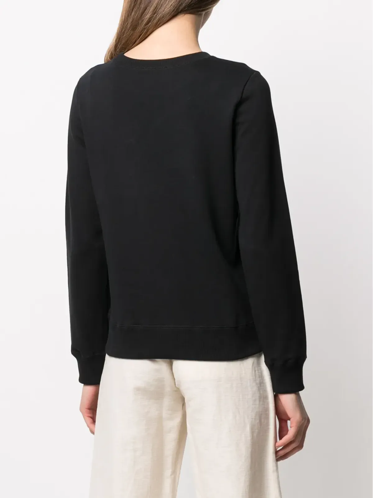 A.P.C. ロゴプリント コットン スウェットシャツ - 画像4