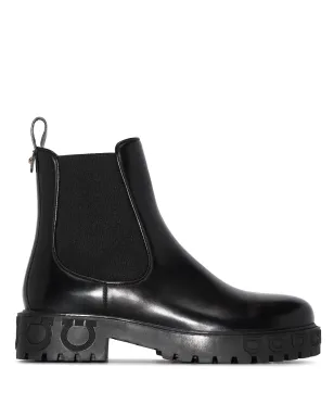 Ferragamo Gancini ロゴディテール チェルシーブーツ - サムネイル1