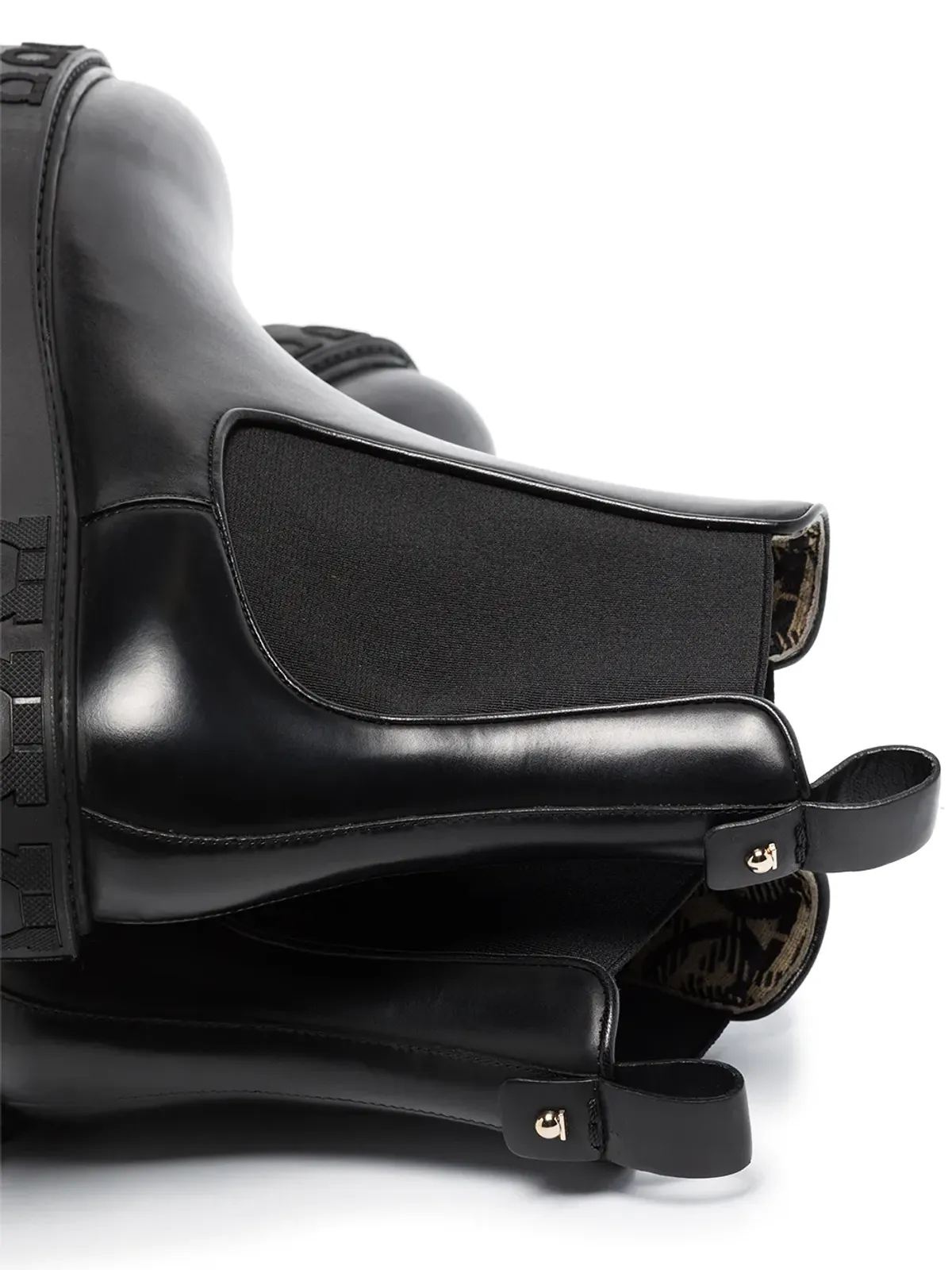 Ferragamo Gancini ロゴディテール チェルシーブーツ - 画像2