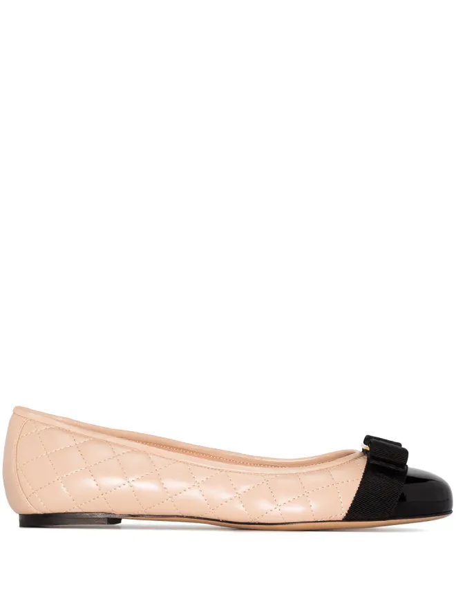 FERRAGAMO Ferragamo キルティング バレエシューズの商品画像