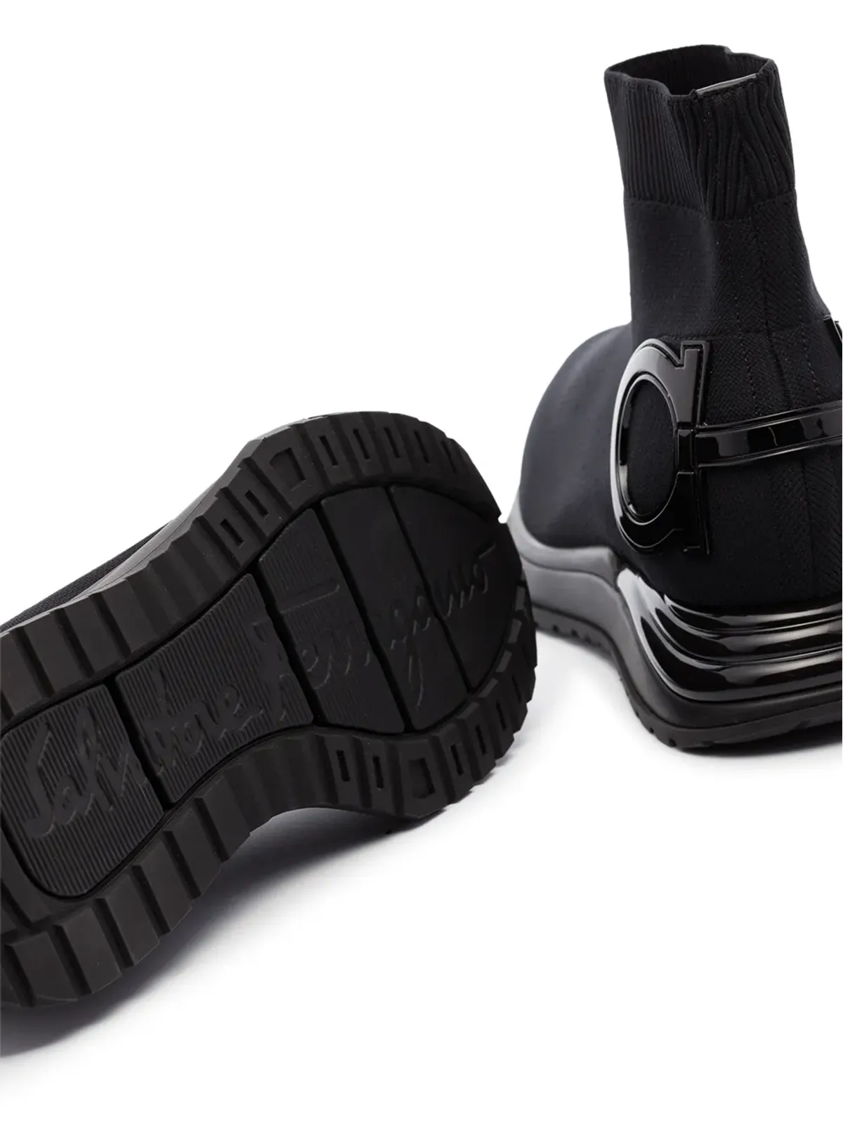 Ferragamo ソックスタイルのスリップオンスニーカー - 画像2