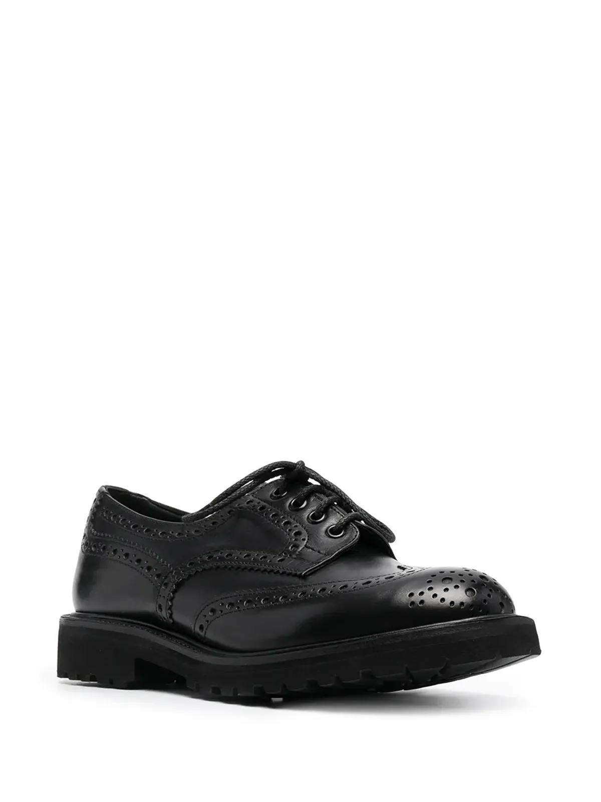 Tricker's Bourton leather derby shoes - Black - 画像2