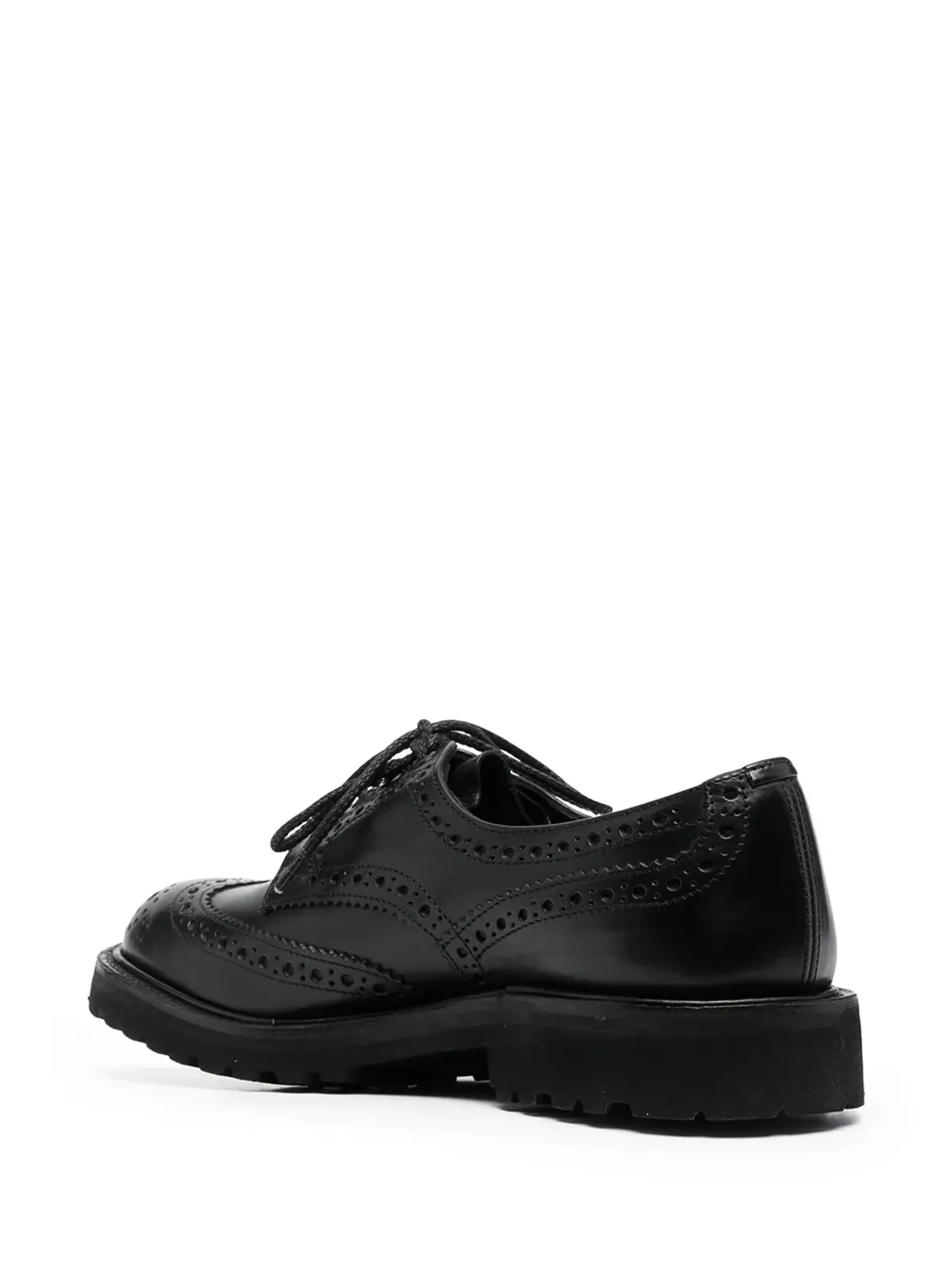 Tricker's Bourton leather derby shoes - Black - 画像3