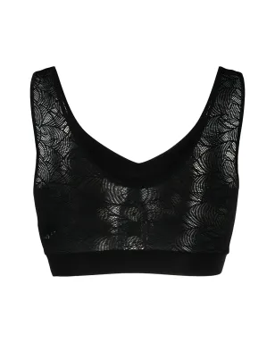 Chantelle ストレッチレース パッド入りトップ - ブラック - サムネイル2