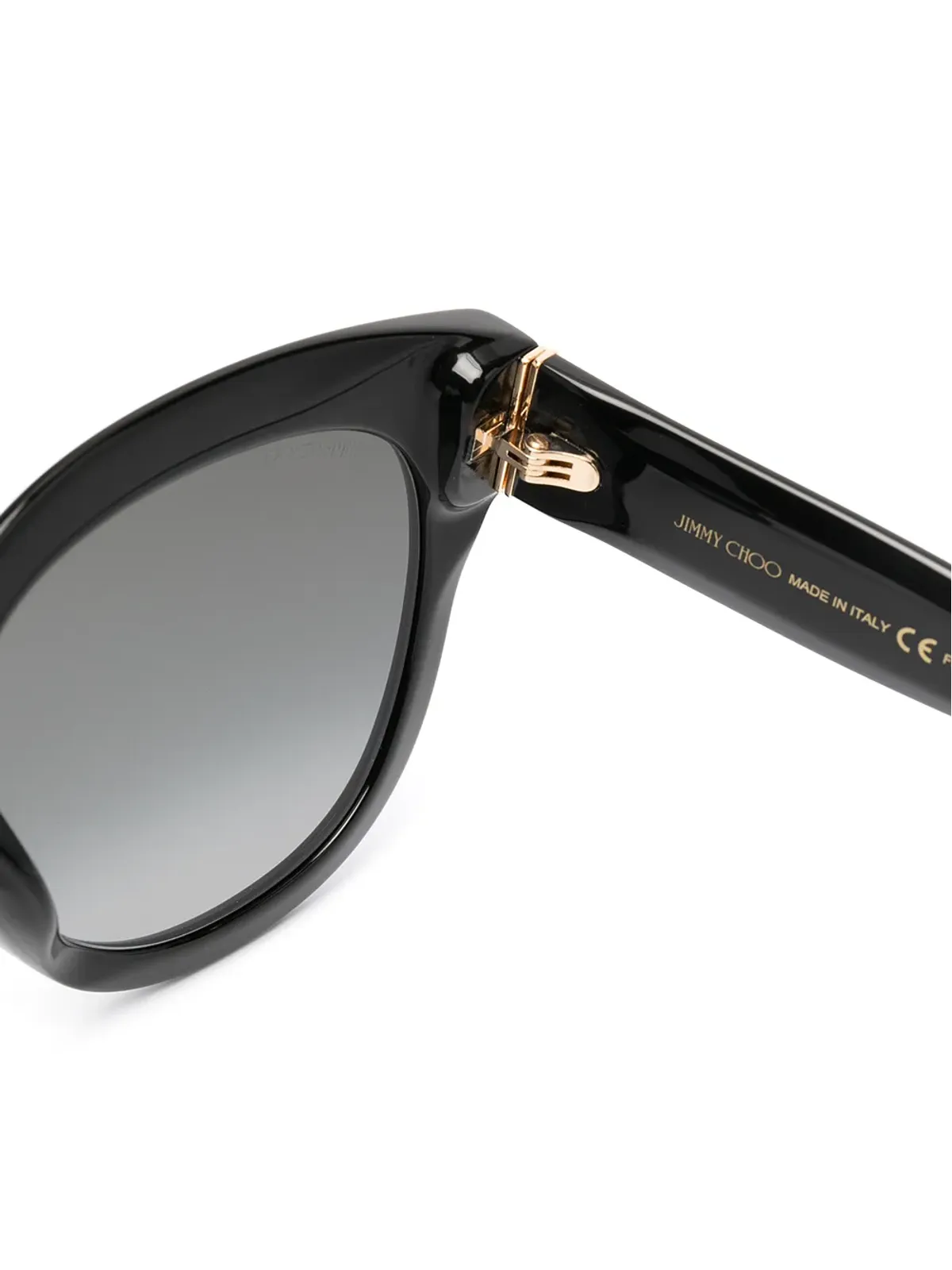 Jimmy Choo Eyewear ジル ティンテッド サングラス ブラック - 画像3