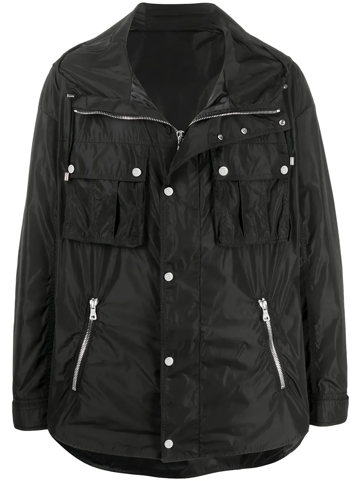 Balmain ジップフロント ドローストリング ジャケット - 画像1